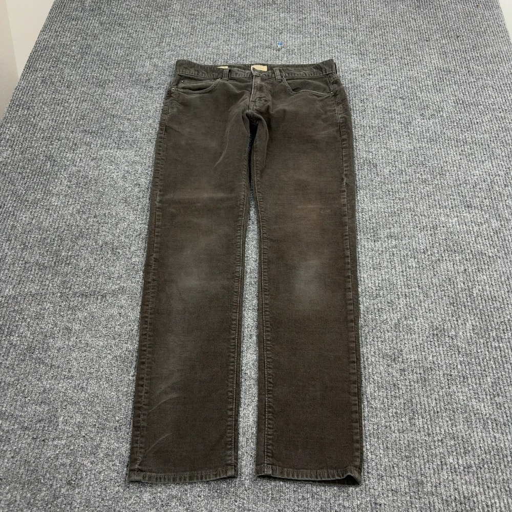 J Crew Pants Mens 29x30 Brown Cotton Corduroy 484 Slim Fit Casual Preppy